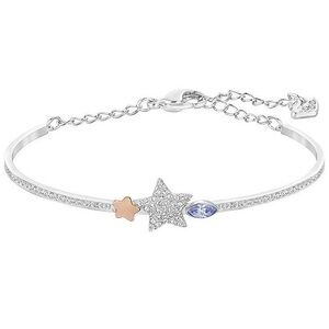 Swarovski Duo Star Celestial Silver and Rose Gold Star Bracelet